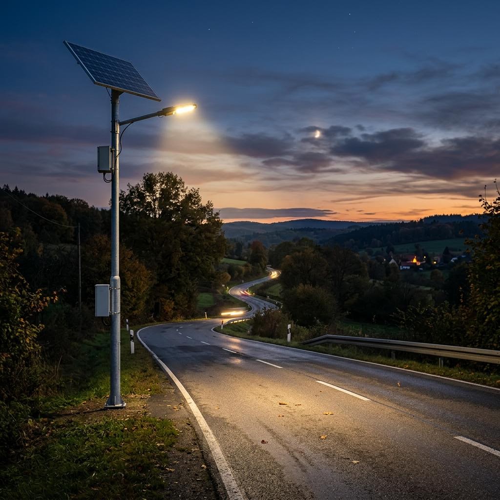 Solar street light